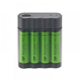 GP Charge Anyway w/ 4 x 2600mAh AA Rechargable Batteries