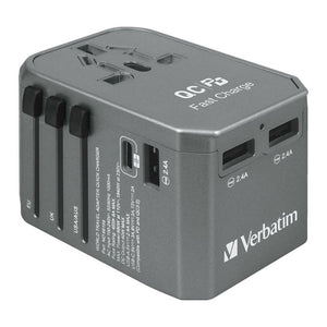 Verbatim 4 Ports 40W PD Travel Adapter