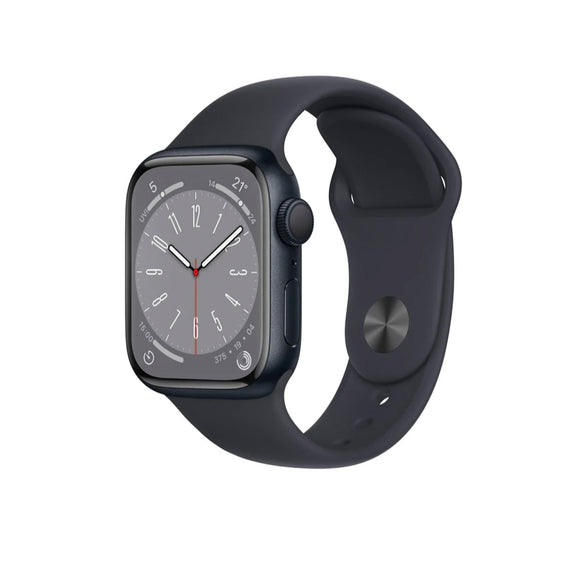 Apple Watch S8 GPS Midnight Aluminum w/ Sport Band (Midnight)